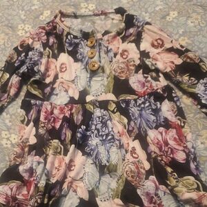 Posh Peanut 12-18 Peplum Top ONLY